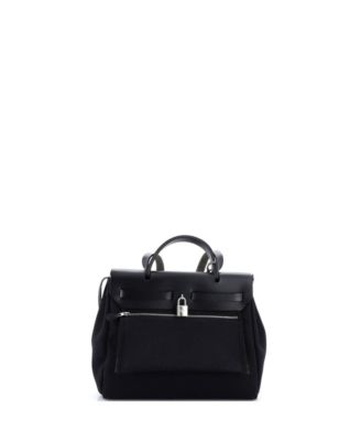 31 Herbag Zip Leather and Toile