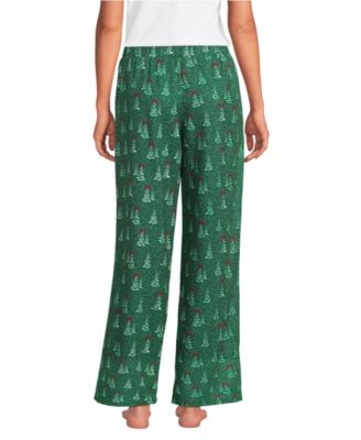 Women's Flannel Wide Leg Sleep Pants