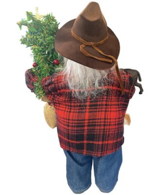 15" Home on the Range Claus Figurine