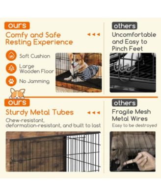 Dog Crate Furniture for Medium/Large Dogs 39'' Indoor Pet House Side End Table