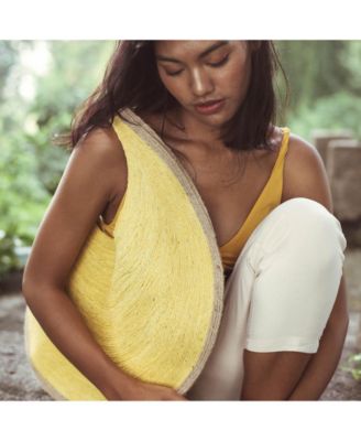 SOLO Citroen Jute Bag in Yellow