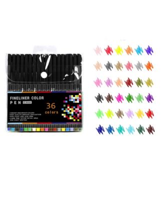36 Pcs Colorful Gel Pen, Multicolor Journaling Pen, Fineliner Pens for Painting, Sketching, Doodling, Drafting and Art Projects