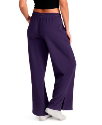 Women's Textured Knit Wide Leg Pants