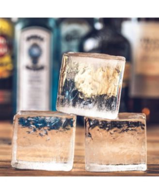 Silicone Ice Cube Tray Set of 2 with Lids