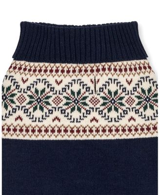 Organic Fair Isle Dog Sweater