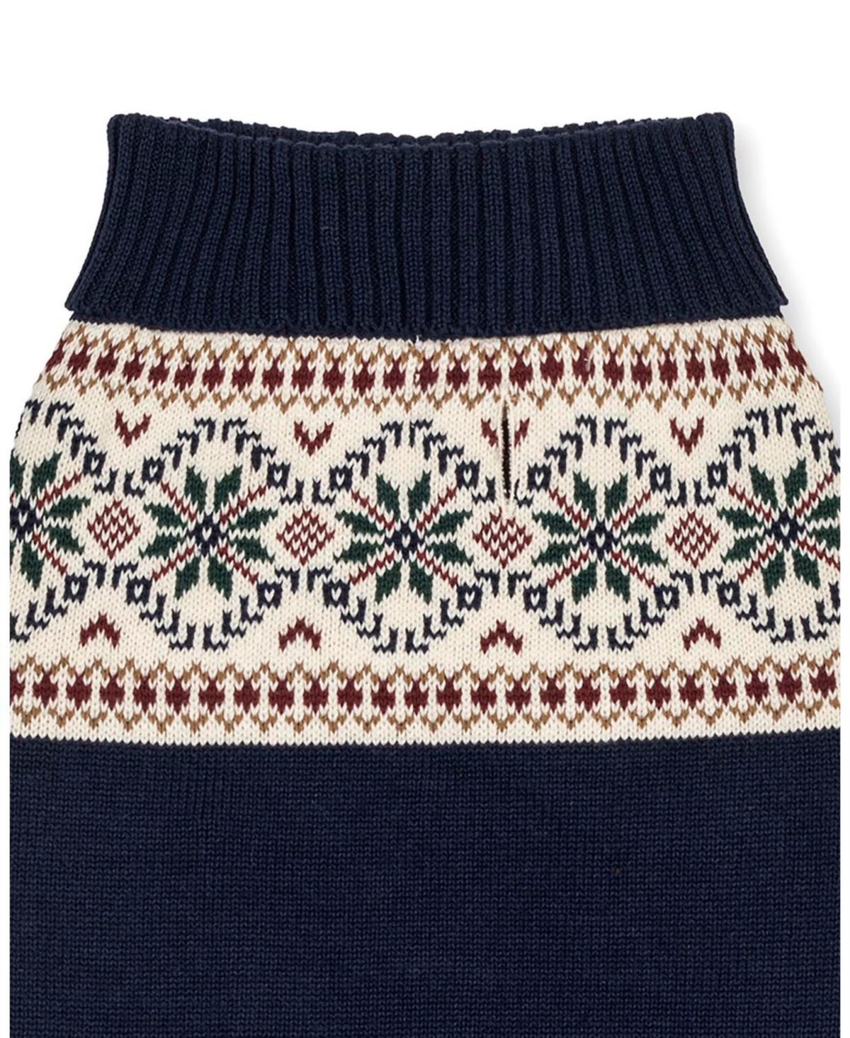 Hope & Henry Organic Fair Isle Dog Sweater