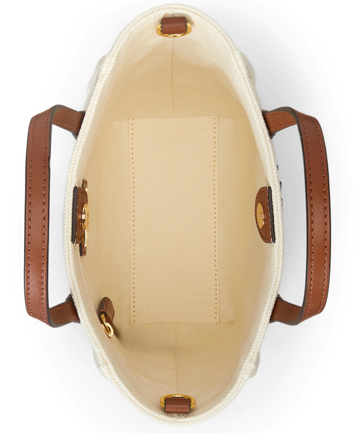 Lauren Ralph Lauren Cameryn Small Canvas Tote Bag