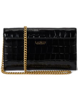 Croc-Embossed Medium Adair II Crossbody Bag