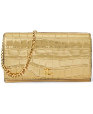 Croc-Embossed Medium Adair II Crossbody Bag