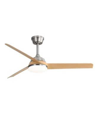 52" Modern Ceiling Fan with 3 Blades, Tri-Color Dimming, Remote Control & Timer perfect for stylish and efficient indoor cooling.