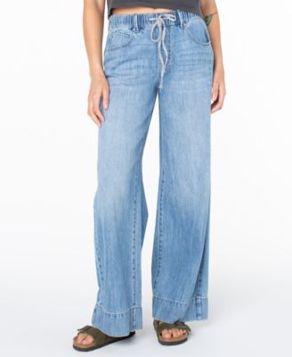 Roxy - Women's Finley Drawstring Waist Mid-Rise Jeans