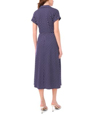 Petite Belted Midi Shirt Dress