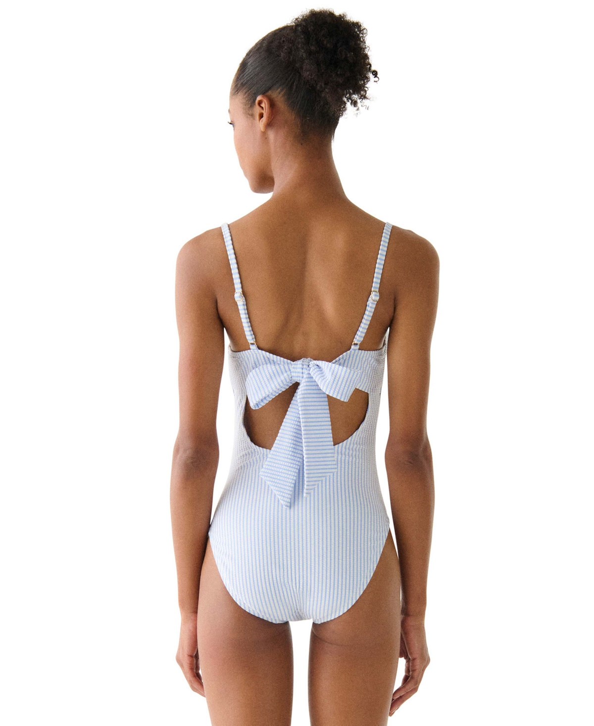 kate spade new york Women's Bow Back One-Piece Swimsuit