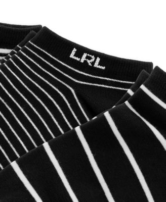 Women's Stripe Low Cut Socks, 3-Pack