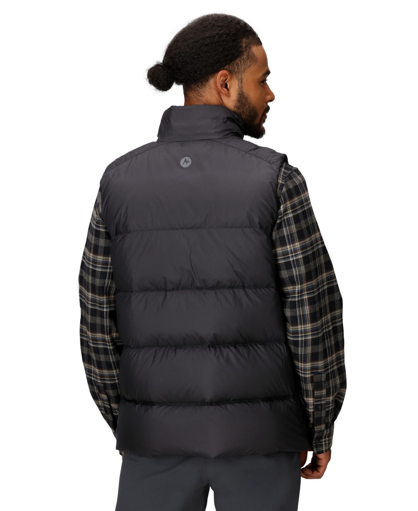 Мужской жилет Marmot Guides Down Stand-Collar Vest, цвет: Чёрный — фото 5
