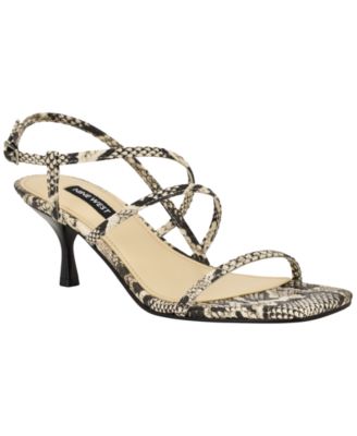 Women's Hindy Strappy Kitten Heel Dress Sandals