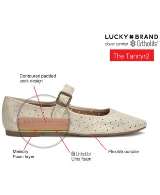 Women's Tannyr Perforated Mary Jane Ballet Flats
