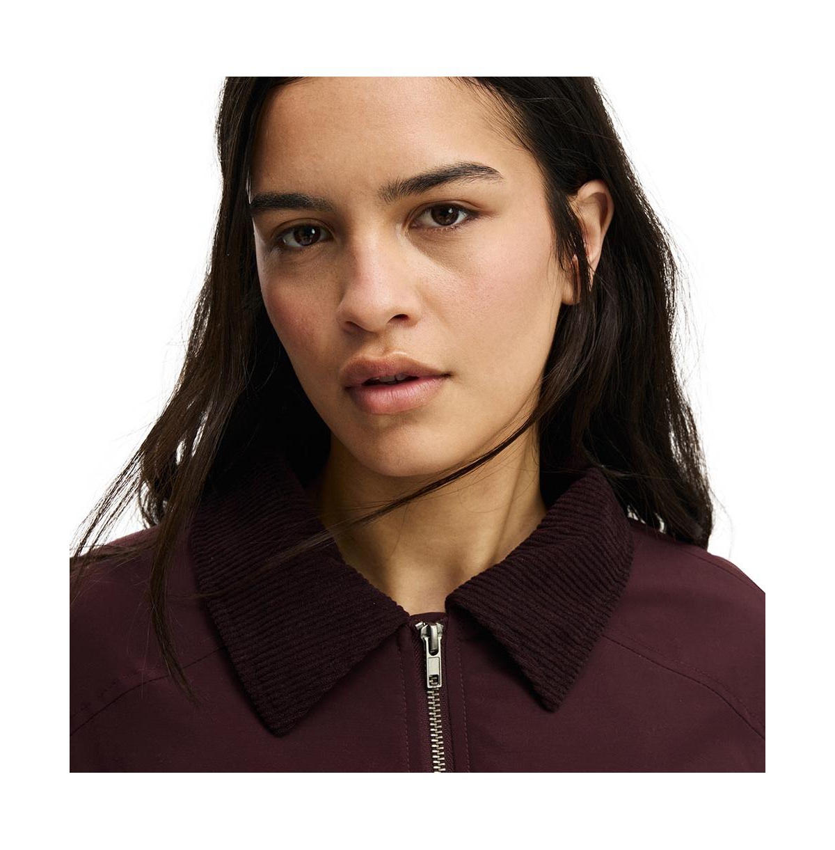 Cotton On Women's Active Contrast Collar Oversized Jacket