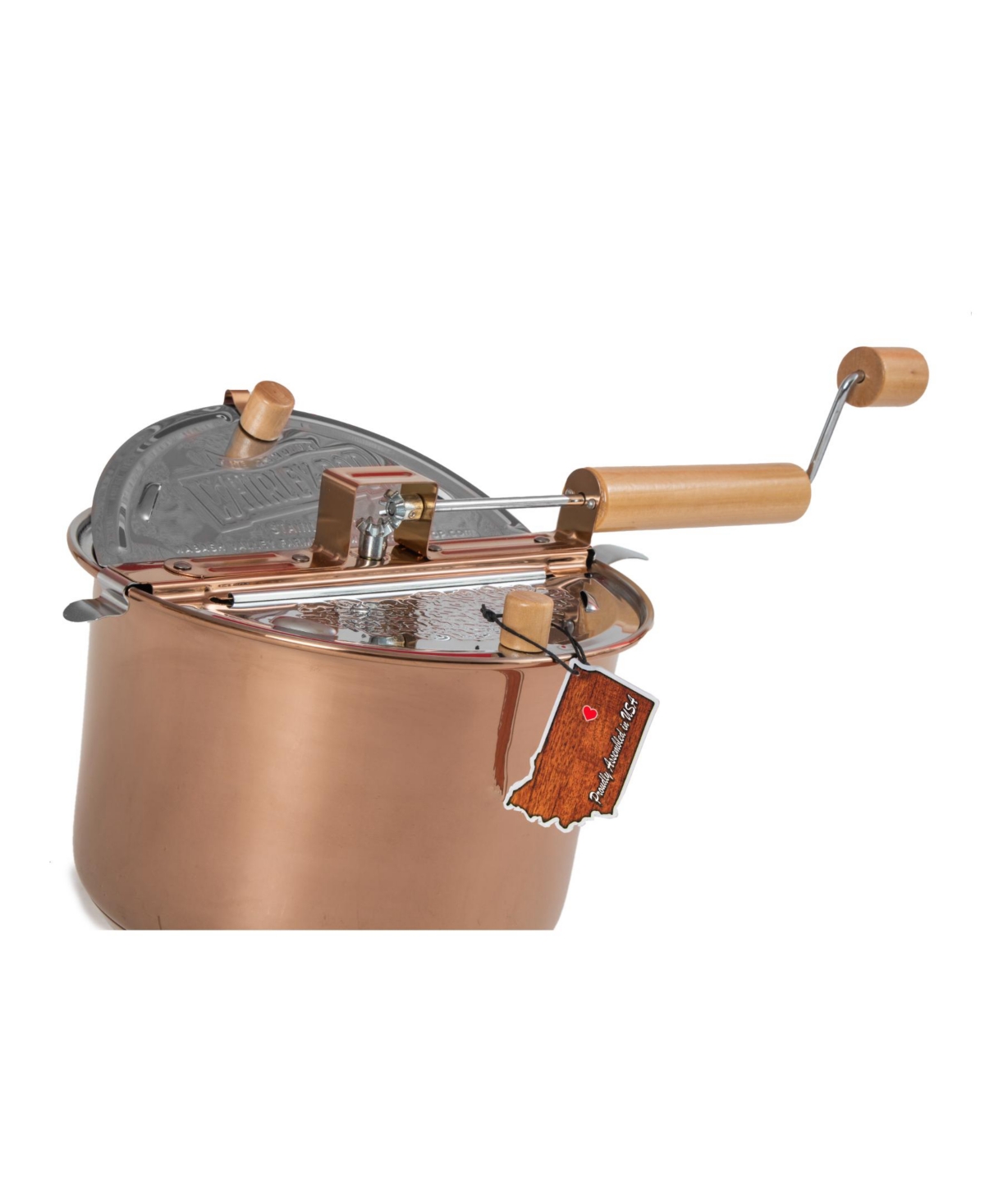 Wabash Valley Farms Whirley Pop Stovetop Popcorn Popper, 4.5 Lbs. In Gold