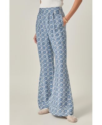 Women's Printed High-Waisted Pants