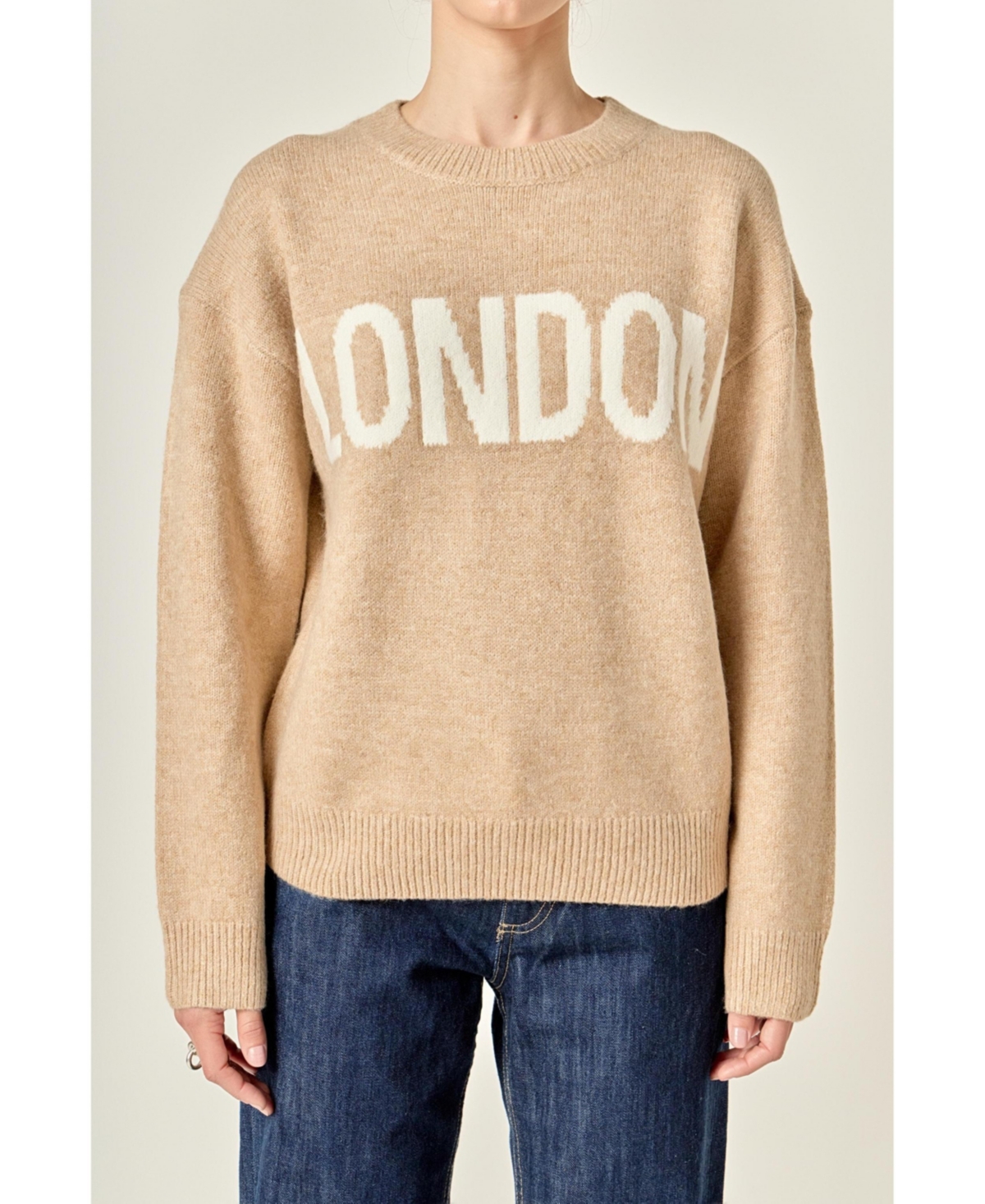 English Factory Women's Lettering Sweater