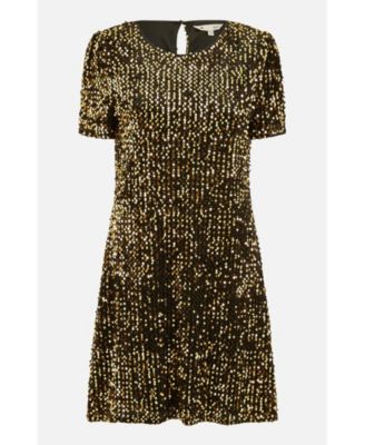 Women's Sequin Tunic Mini Dress