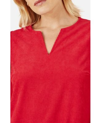 Women's Long Sleeve V-Neck Mini Dress