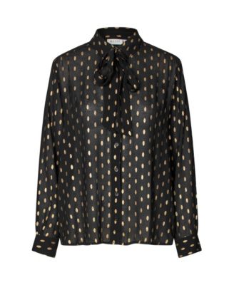 Women's MaInoria Neck Tie Shirt