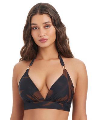 Bar III - Women's Palm Breeze Banded Sweetheart Neck Bra