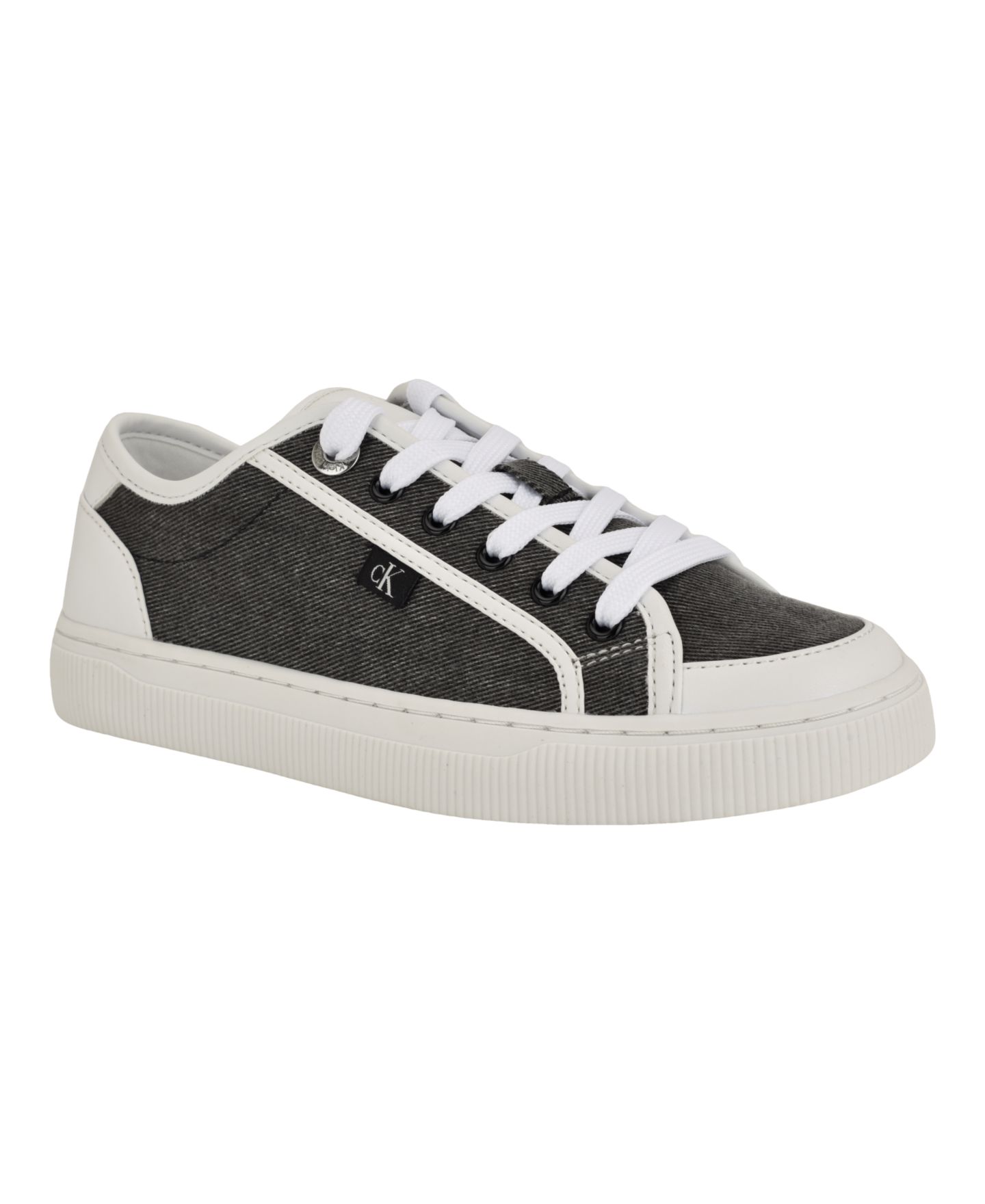Женские кроссовки Calvin Klein Lorean Lace-Up, цвет: Чёрный — фото 1