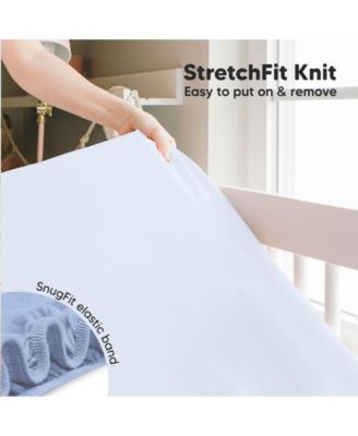 2pk Fitted Crib Sheets for Boys, Girls, Baby Crib Sheet, Standard Nursery Crib Sheet Cover