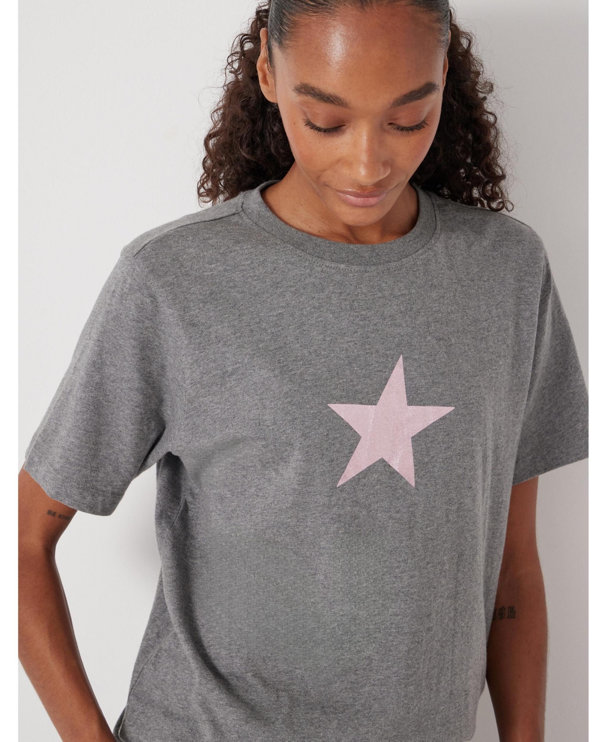 Hush-Women-Graphic Short Sleeve T-Shirt