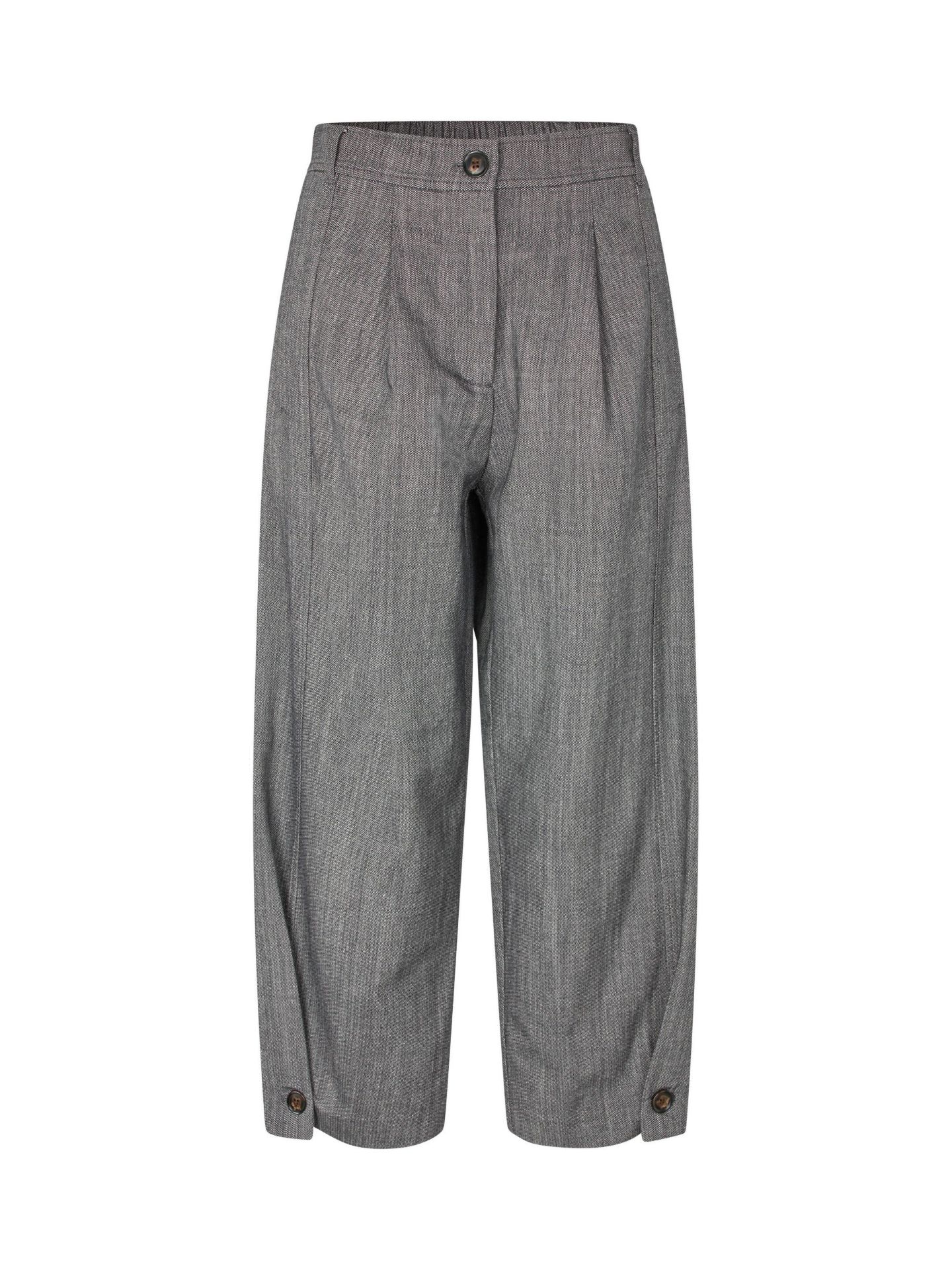 Женские брюки Masai Copenhagen Punna Cropped Button Fastening, цвет: Тёмный джинсовый — фото 2