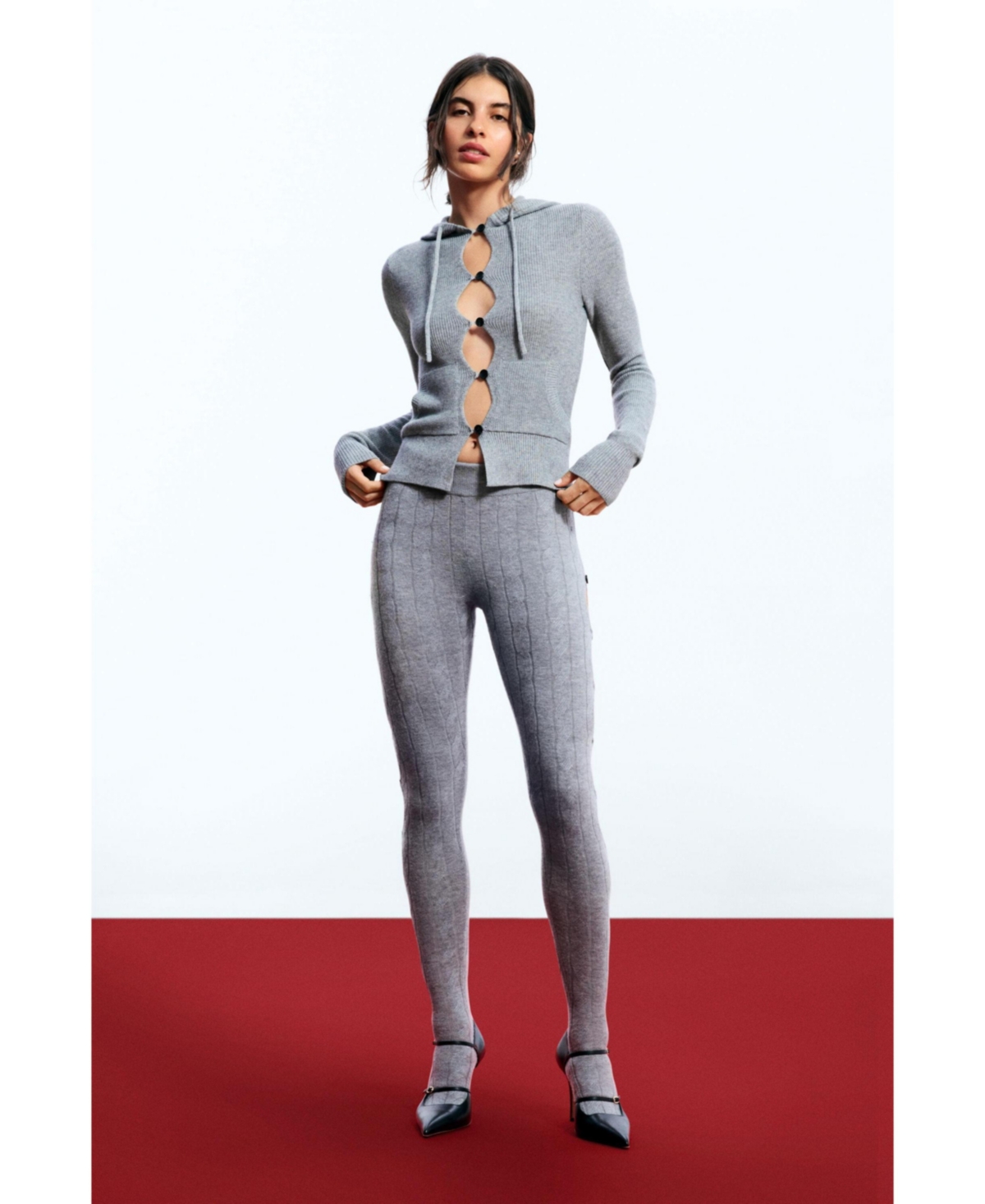 Desigual Women's Egonlab cashmere sweater - Gray