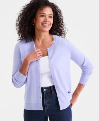 Women's Button-Down Long-Sleeve Cardigan