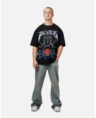 Faded Print Flannel Shirt