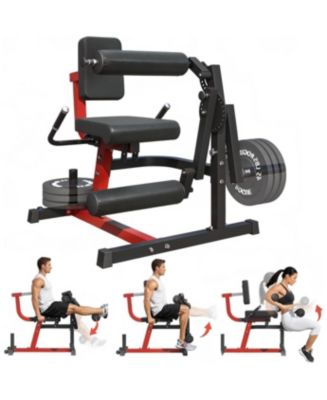 AECOJOY Leg Extension and Curl Lower Body Workout Machine, Heavy Duty ...