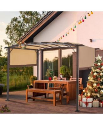 9'x12' Outdoor Pergola Metal Patio Gazebos