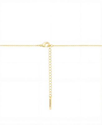 Two Tone "FAITH" Cubic Zirconia Cross Necklace