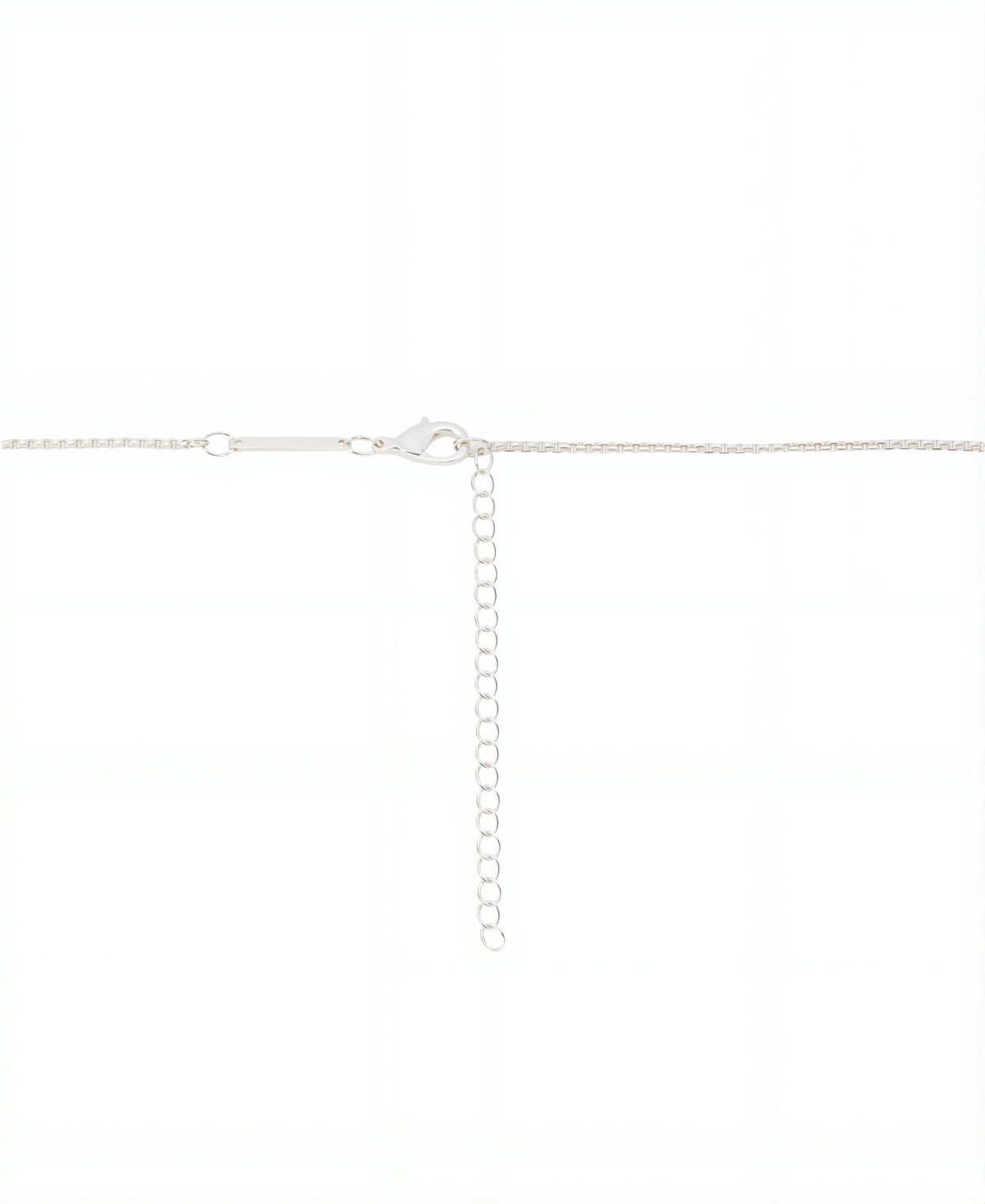 Unwritten Two Tone "friends Forever" Plain Bar Mother Of Pearl Inlay W/crystal Clover Necklace With Extender In Metallic