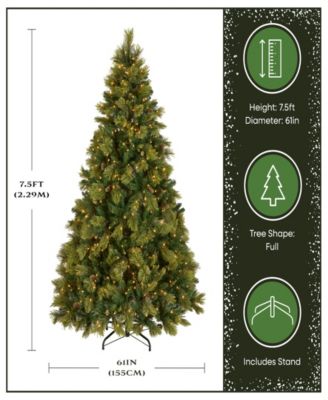 National Tree Company 7.5 Ft Carolina Pine tree