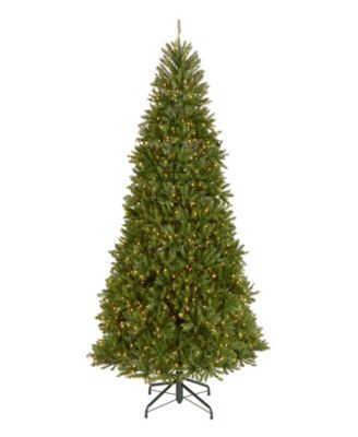 National Tree Company - 9' Dunhill Fir Full-Bodied & Hinged Tree With 900 Clear Lights