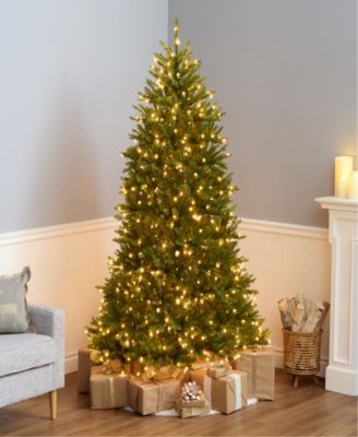 7' Dunhill  Fir Hinged Tree with 700 Clear Lights + PowerConnect™