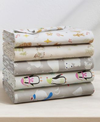 Ultra-Soft Turkish Cotton Flannel Christmas Print Sheet Set