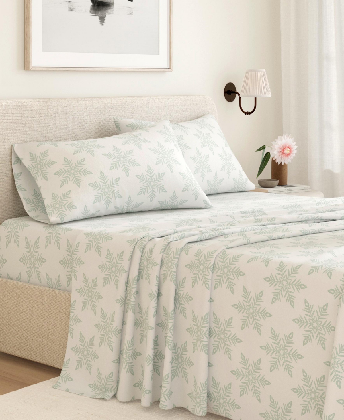 Linery & Co. 100% Turkish Cotton Winter Flannel Sheet Set