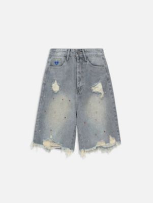 Men's Rhinestone Application Shorts