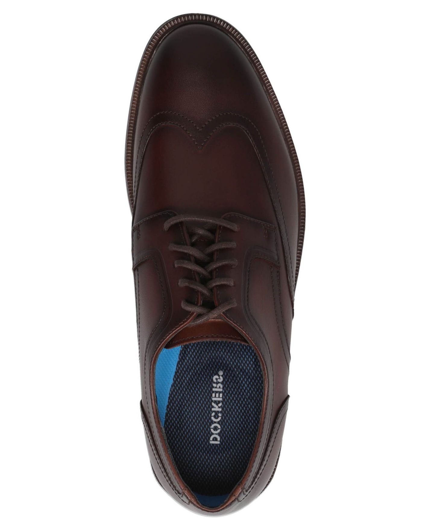 Обувь Dockers Men's Atkins Dressy Wingtip Oxford, цвет: Красное дерево — фото 4