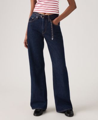 Women's Middy Loose Mid Rise Bootcut Jeans