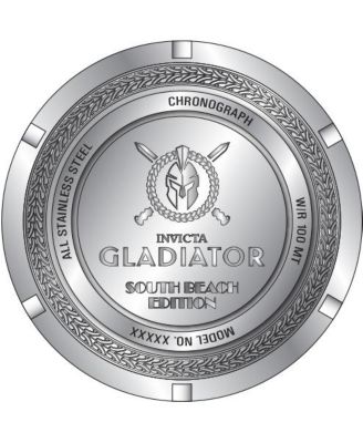 Men's 48611 Gladiator Quartz Z60 Hot Pink, Black Dial Watch