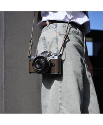 Z f Mirrorless Camera, Silver/Sepia Brown